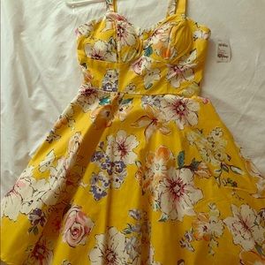 Yellow Charlotte Russe dress